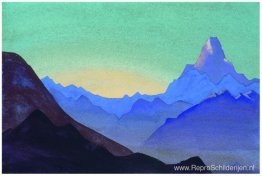 Himalaya. Zonsopgang. Himalaya. Zonsopgang.