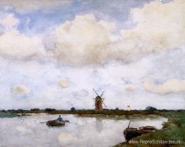 Molen aan het meer Molen aan het meer