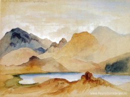 Cinnabar Mountain, Yellowstone River (aquarel) Cinnabar Mountain, Yellowstone River (aquarel)