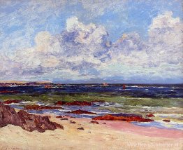 De kust bij Fort Penthievre, schiereiland Quiberon De kust bij Fort Penthievre, schiereiland Quiberon