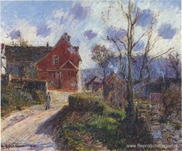 Het rood geschilderde huis Het rood geschilderde huis