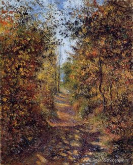 Een pad in het bos, Pontoise Een pad in het bos, Pontoise