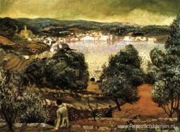 Olijfbomen. Landschap bij Cadaques Olijfbomen. Landschap bij Cadaques