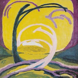 Geel landschap Geel landschap