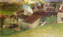 Het centrum van La Bastide du Vert Het centrum van La Bastide du Vert