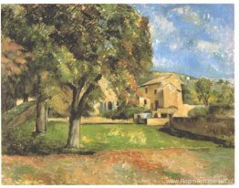 Paardenkastanjebomen in Jas de Bouffan Paardenkastanjebomen in Jas de Bouffan