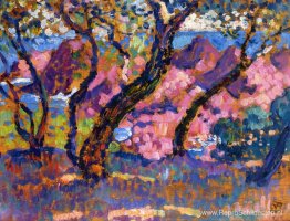 In de schaduw van de dennen (studie) In de schaduw van de dennen (studie)