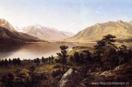 Upper Twin Lakes in de Colorado Rockies Upper Twin Lakes in de Colorado Rockies