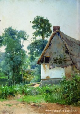Landschap met een verlaten huis Landschap met een verlaten huis