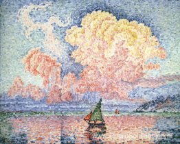 Antibes, de roze wolk Antibes, de roze wolk