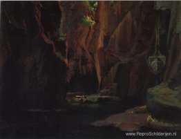 Kloof in de bergen van Carrara Kloof in de bergen van Carrara