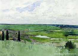 Landschap nabij Chuguevo Landschap nabij Chuguevo