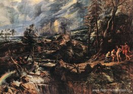 Stormachtig landschap Stormachtig landschap