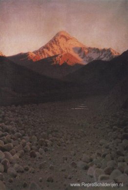 De berg Kazbek De berg Kazbek