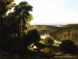 De Wyndcliff, rivier de Wye De Wyndcliff, rivier de Wye