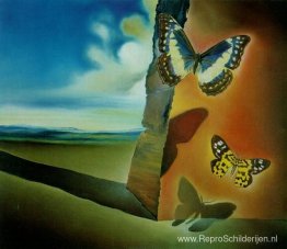 Zonder titel (Landschap met vlinders) Zonder titel (Landschap met vlinders)