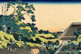 De Fuji gezien vanaf de Mishima-pas De Fuji gezien vanaf de Mishima-pas