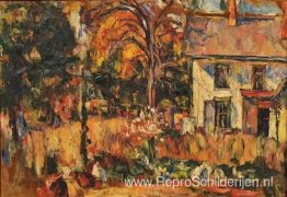 Witte Huis met bomen Witte Huis met bomen