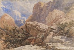 Een berglandschap Een berglandschap