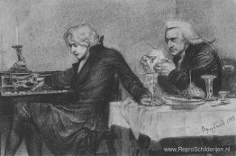 Salieri giet gif in een glas van Mozart Salieri giet gif in een glas van Mozart
