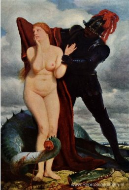 Angelika, bewaakt door een draak Angelika, bewaakt door een draak