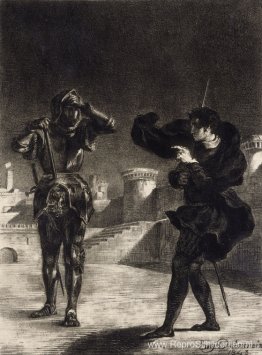 Hamlet ziet de geest van zijn vader Hamlet ziet de geest van zijn vader