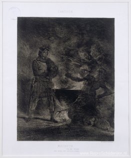 Macbeth en de heksen Macbeth en de heksen