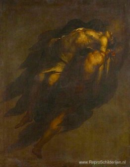 De dode Sarpedon, gedragen door slaap en dood (uit 'De Ilias' va De dode Sarpedon, gedragen door slaap en dood (uit 'De Ilias' va