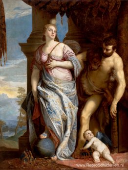 Allegorie van wijsheid en kracht (de keuze van Hercules of Hercu Allegorie van wijsheid en kracht (de keuze van Hercules of Hercu