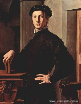 Portret van een jonge man met boek Portret van een jonge man met boek