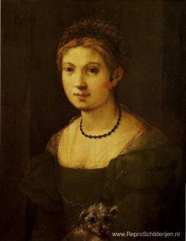 Portret van een jonge vrouw Portret van een jonge vrouw