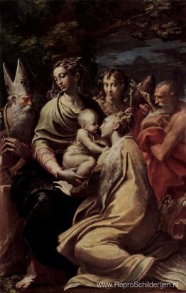 Madonna en Kind met Heiligen Madonna en Kind met Heiligen