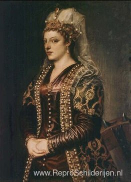 Portret van Caterina Cornaro (1454-1510), echtgenote van koning Portret van Caterina Cornaro (1454-1510), echtgenote van koning