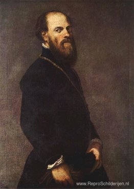 Man met gouden ketting Man met gouden ketting