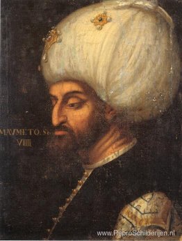 Portret van Mehmed II Portret van Mehmed II