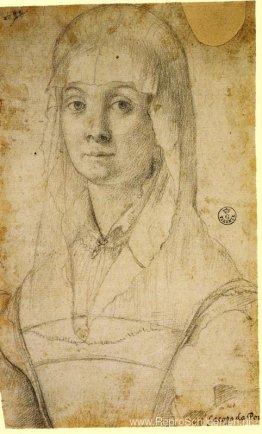 Studie van een vrouw, mogelijk Maria Salviati Studie van een vrouw, mogelijk Maria Salviati