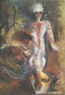 Illustratie voor V. Voiculescu's "Last Shakespeariaanse sonnette Illustratie voor V. Voiculescu's "Last Shakespeariaanse sonnette