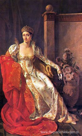 Portret van Elisa Bonaparte, groothertogin van Toscane Portret van Elisa Bonaparte, groothertogin van Toscane