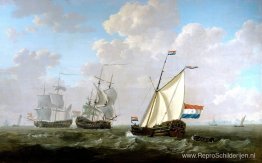 Het jacht van de VOC Kamer Rotterdam 1790 Het jacht van de VOC Kamer Rotterdam 1790