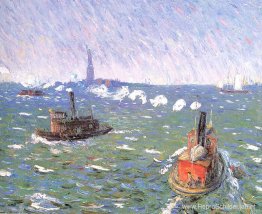 Breezy Day sleepboten New York Harbor Breezy Day sleepboten New York Harbor