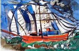 De rode boot De rode boot