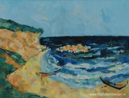 Ţărm cu două bărci Ţărm cu două bărci