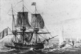 Het aanvullen van de scheepsvoorraad met kabeljauw voor de kust Het aanvullen van de scheepsvoorraad met kabeljauw voor de kust