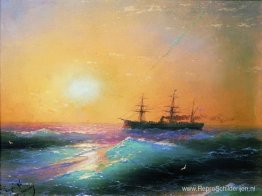 Zonsondergang op zee Zonsondergang op zee