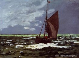 Stormachtig zeegezicht Stormachtig zeegezicht