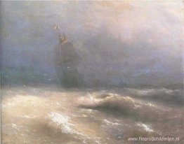 Storm voor de kust van Nice Storm voor de kust van Nice