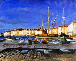 De haven van Saint-Tropez De haven van Saint-Tropez