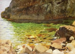 Brzeg morza en skaly Brzeg morza en skaly