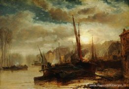 Aan de Theems, vlakbij Kew Aan de Theems, vlakbij Kew