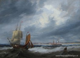 Verzending van Seaham door John Wilson Carmichael Verzending van Seaham door John Wilson Carmichael